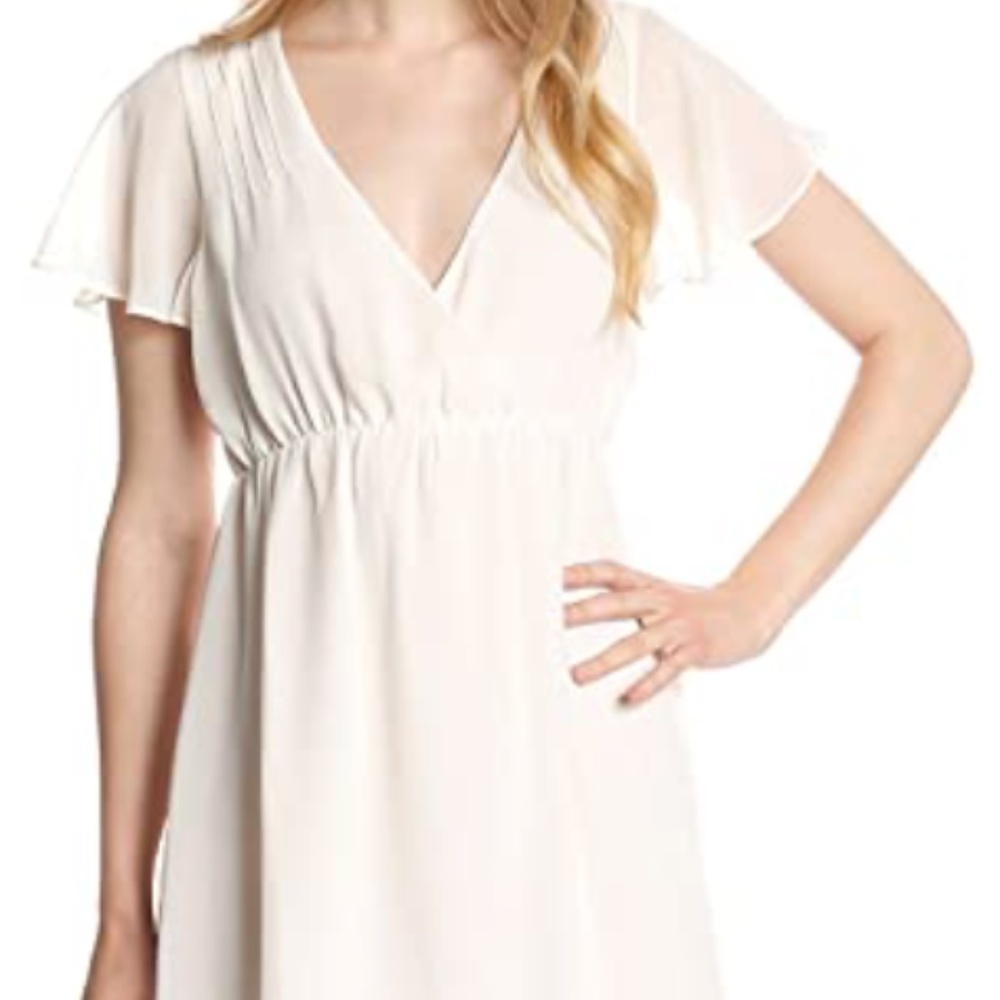 BCBGeneration Babydoll Dress in Blush